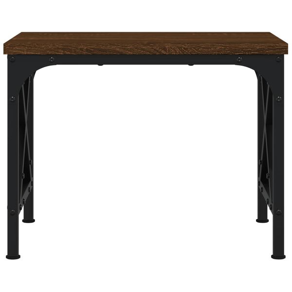 vidaXL Stojan na tisk&aacute;rnu hněd&yacute; dub 40 x 30 x 31 cm kompozitn&iacute; dřevo