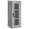 vidaXL Skř&iacute;ň highboard &scaron;ed&aacute; sonoma 34,5 x 34 x 180 cm kompozitn&iacute; dřevo