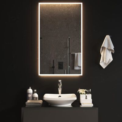 vidaXL Koupelnové zrcadlo s LED osvětlením 60x100 cm
