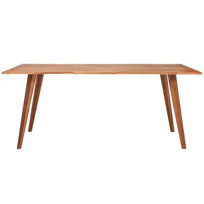 vidaXL Jídelní stůl z masivního akáciového dřeva 180x90x75 cm hnědý