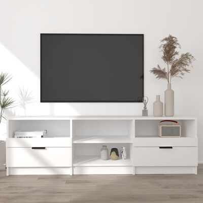 vidaXL TV skříňka bílá 150 x 33,5 x 45 cm kompozitní dřevo