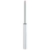 vidaXL Plynov&yacute; p&iacute;st kancel&aacute;řsk&eacute; židle Chrom 505-720 mm Železo
