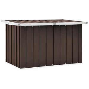 vidaXL Zahradn&iacute; &uacute;ložn&yacute; box hněd&yacute; 109 x 67 x 65 cm