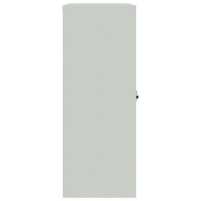 vidaXL Kartotéka světle šedá 90 x 40 x 105 cm ocel