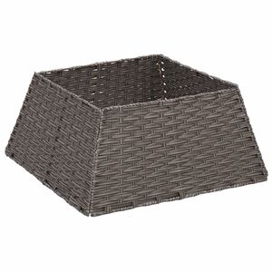 vidaXL V&aacute;nočn&iacute; obojek na stromek Čtvercov&yacute; &Scaron;ed&aacute; 50 x 50 x 25 cm