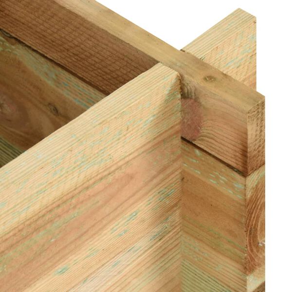 vidaXL Vyv&yacute;&scaron;en&yacute; zeleninov&yacute; z&aacute;hon impregnovan&aacute; borovice 80 cm