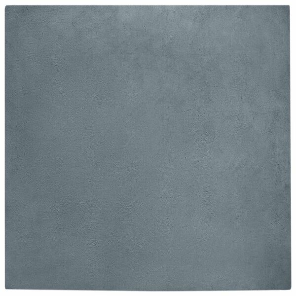 vidaXL Koberec z uměl&eacute; kr&aacute;lič&iacute; kože&scaron;iny Olite Antracit 160 x 160 cm