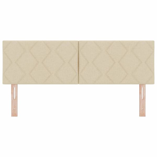 vidaXL Čelo postele s čelo Kr&eacute;mov&aacute; 144 cm Uměl&aacute; kůže