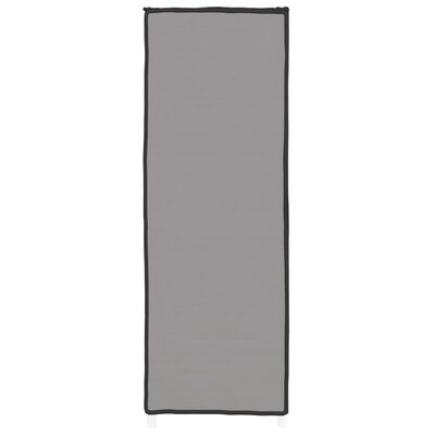 vidaXL Botník šedý 60 x 28 x 90 cm textil