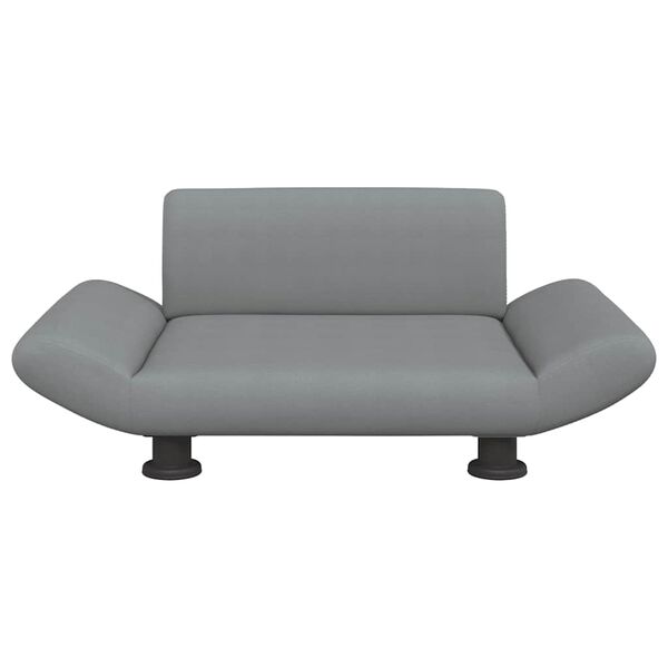 vidaXL Pelíšek pro psy světle šedý 70 x 45 x 28 cm textil