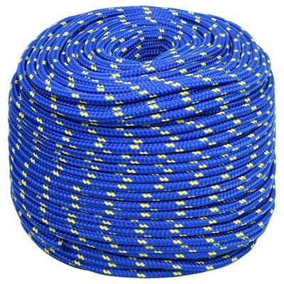 vidaXL Lodní lano modré 8 mm 50 m polypropylen