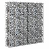 vidaXL Gabionov&aacute; zeď s kryty z pozinkovan&eacute; oceli 80 x 20 x 100 cm