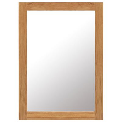 vidaXL Zrcadlo 50 x 70 cm masivní dubové dřevo