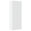 vidaXL Skř&iacute;ň highboard b&iacute;l&aacute; 70 x 42,5 x 185 cm kompozitn&iacute; dřevo