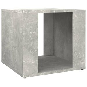 vidaXL Nočn&iacute; stolek betonově &scaron;ed&yacute; 41 x 40 x 36 cm kompozitn&iacute; dřevo