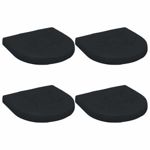 vidaXL Polstry ve 4 kusech 4 ks 100% polyester Tmavě modr&aacute;