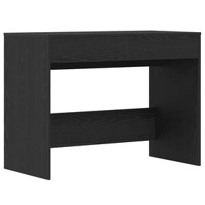 vidaXL Psac&iacute; stůl Čern&yacute; dub 101x50x76,5 cm Dřevěn&eacute; konstrukce
