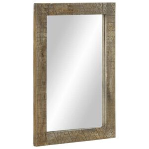 vidaXL Koupelnov&eacute; zrcadlo 50x2,5x70 cm masivn&iacute; mangovn&iacute;kov&eacute; dřevo