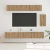 vidaXL Sestava TV skř&iacute;něk N&aacute;stěnn&yacute; 6 pcs dub artisan 100 x 30 x 30 cm