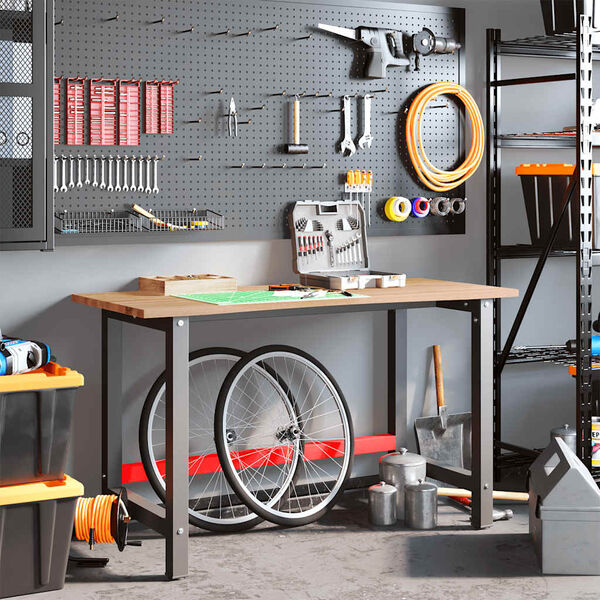 vidaXL Pracovn&iacute; stůl světle hněd&yacute; 140 x 60 x 81,5 cm masivn&iacute; dub