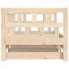 vidaXL Válenda s přistýlkou 80 x 200 cm masivní borové dřevo