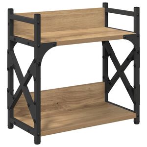 vidaXL Stojan na tiskárnu Artisanový dub 40 x 20 x 40 cm