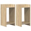 vidaXL Stojan na rostliny 2 ks Sonoma dub 30 x 30 x 60 cm