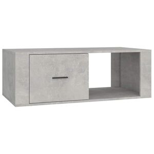 vidaXL Konferenčn&iacute; stolek betonově &scaron;ed&yacute; 100x50,5x35cm kompozitn&iacute; dřevo