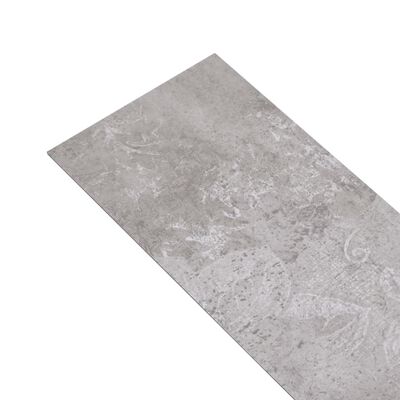 vidaXL Podlahová krytina PVC 5,02 m² 2 mm samolepicí zemitě šedá
