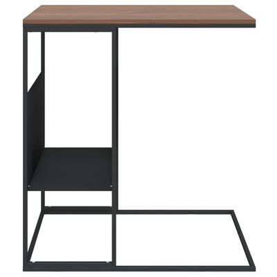 vidaXL Odkládací stolek černý 55 x 36 x 59,5 cm kompozitní dřevo