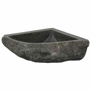 vidaXL Umyvadlo &Scaron;ed&aacute; (30-37) x (30-37) x 12 cm Ř&iacute;čn&iacute; k&aacute;men