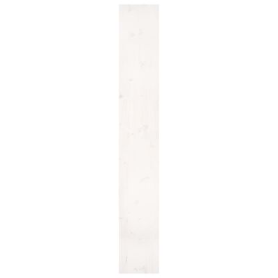 vidaXL Knihovna / dělicí stěna bílá 80x30x199,5 cm masivní borovice