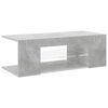 vidaXL TV skř&iacute;ňka s LED osvětlen&iacute;m betonově &scaron;ed&aacute; 90 x 39 x 30 cm