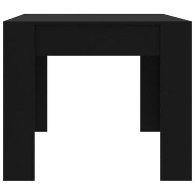 vidaXL Jídelní stůl černý 180 x 90 x 76 cm dřevotříska