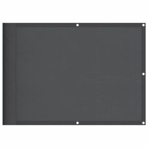 vidaXL Balkonová zástěna antracitová 75 x 700 cm 100% polyester oxford