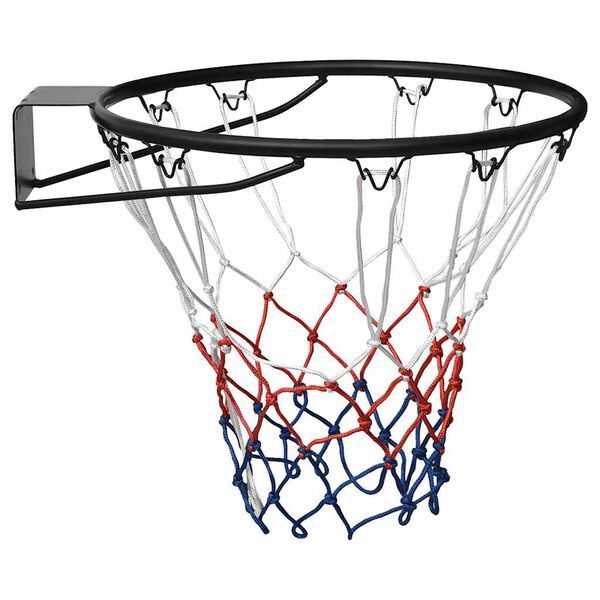 vidaXL Basketbalová obroučka černá 45 cm ocel