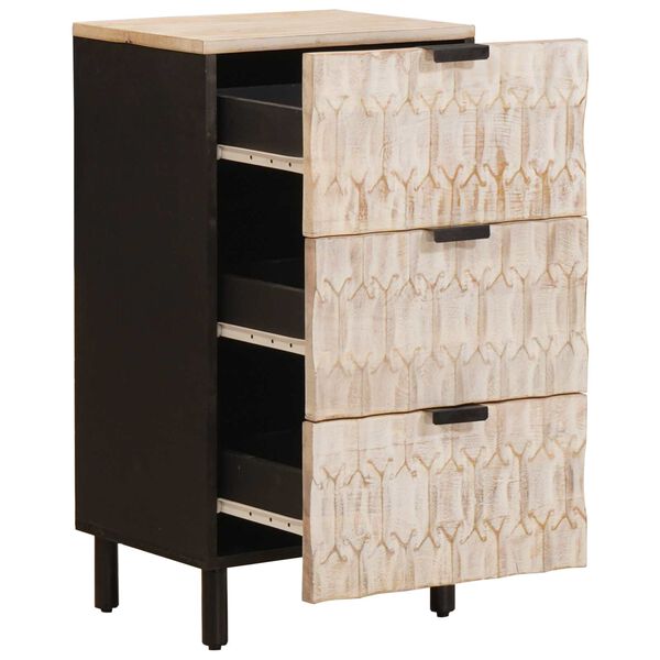 vidaXL Serv&iacute;rovac&iacute; skř&iacute;ň se z&aacute;suvkou B&iacute;l&aacute; omyvateln&aacute; povrchov&aacute; &uacute;prava