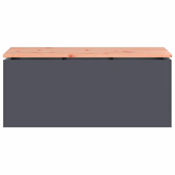 vidaXL Zahradn&iacute; lavice Antracit 100 x 40 x 43 cm Ocel