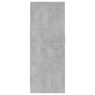 vidaXL Botník betonově šedý 60 x 35 x 92 cm dřevotříska