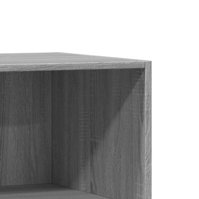 vidaXL Šatní skříň šedá sonoma 77 x 48 x 102 cm kompozitní dřevo