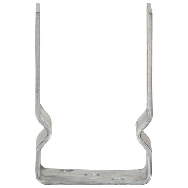 vidaXL plotov&eacute; kotvy 12 ks stř&iacute;brn&eacute; 9x6x15 cm pozinkovan&aacute; ocel