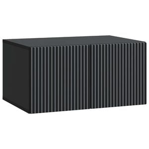 vidaXL N&aacute;stěnn&aacute; TV skř&iacute;ň Čern&aacute; 59,5 x 41 x 30 cm Kompozitn&iacute; dřevo