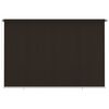 vidaXL Venkovn&iacute; roleta 350 x 230 cm hněd&aacute; HDPE