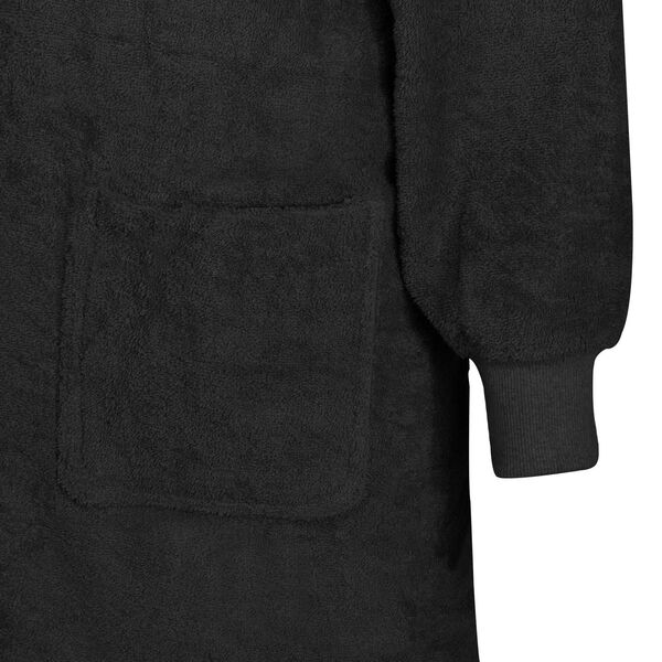 vidaXL Mikina s kapuc&iacute; KINN Čern&aacute; XL Bavlna