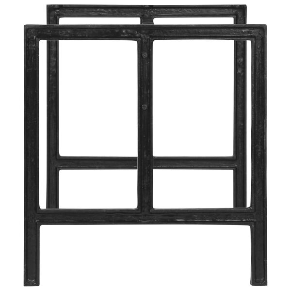 vidaXL Nohy k j&iacute;deln&iacute;mu stolu 150 x 68 x 73 cm litina