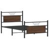 vidaXL R&aacute;m postele bez matrace hněd&yacute; dub 100 x 200 cm kompozitn&iacute; dřevo