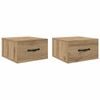 vidaXL Nočn&iacute; skř&iacute;ňka 2 ks dub artisan 35 x 35 x 20 cm Kompozitn&iacute; dřevo