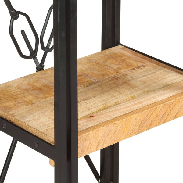 vidaXL Knihovna se 3 policemi 40 x 30 x 80 cm masivn&iacute; mangovn&iacute;k