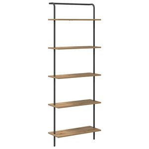 vidaXL Knihovna 5 &uacute;rovn&iacute; 60 x 24 x 168 cm Kompozitn&iacute; dřevo
