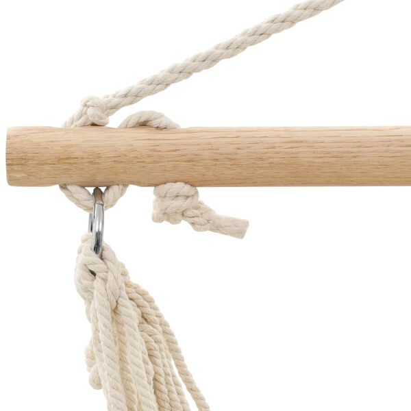 vidaXL Skládací závěsné křeslo hnědé